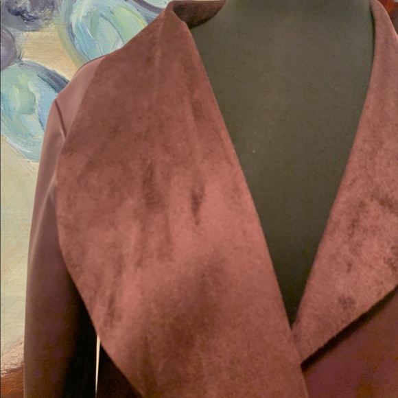 Alfani Faux Suede Cascade Jacket - Picture 3 of 13